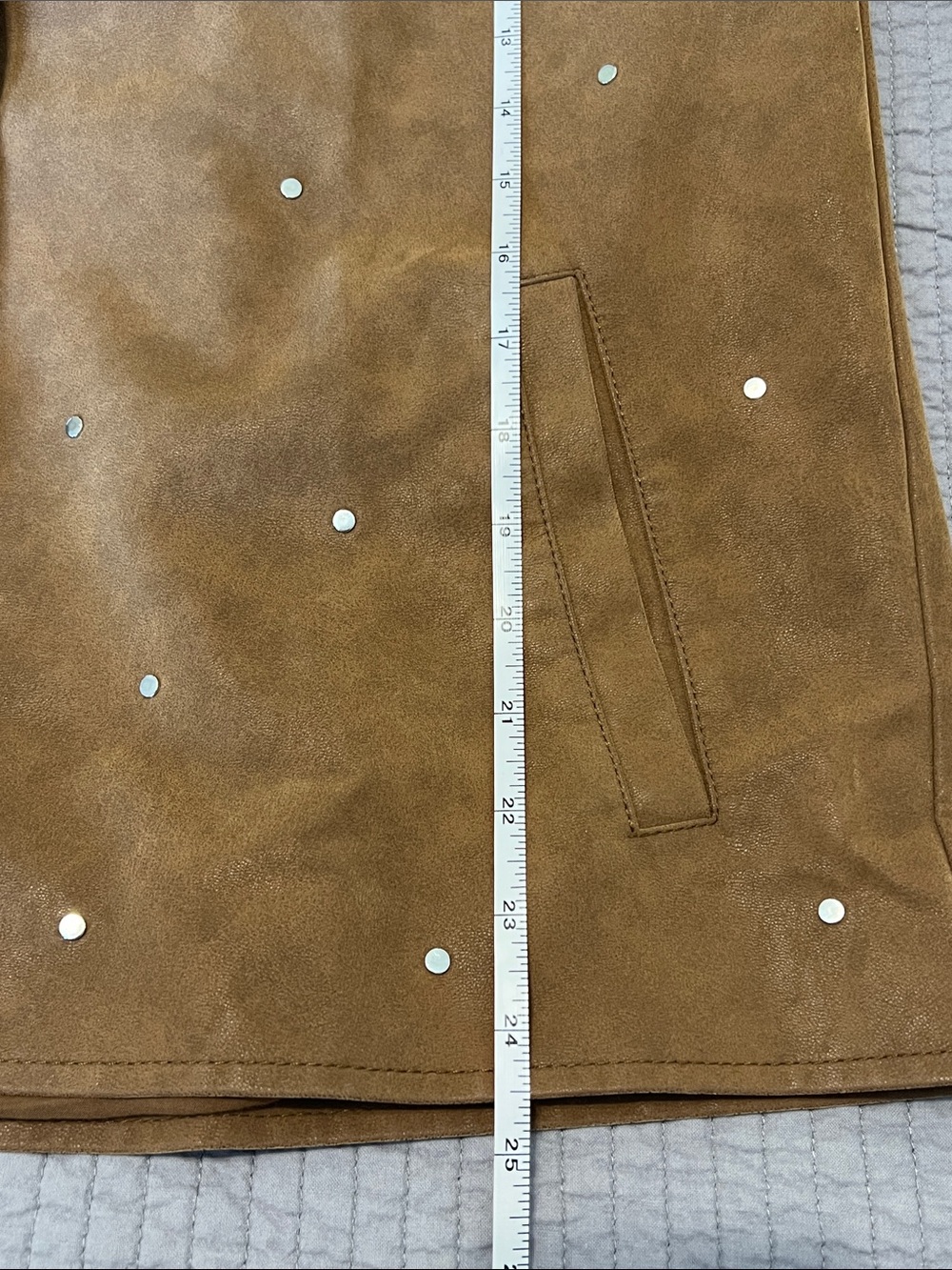 Pilcro Faux-Suede Studded Jacket - Picture 9 of 9